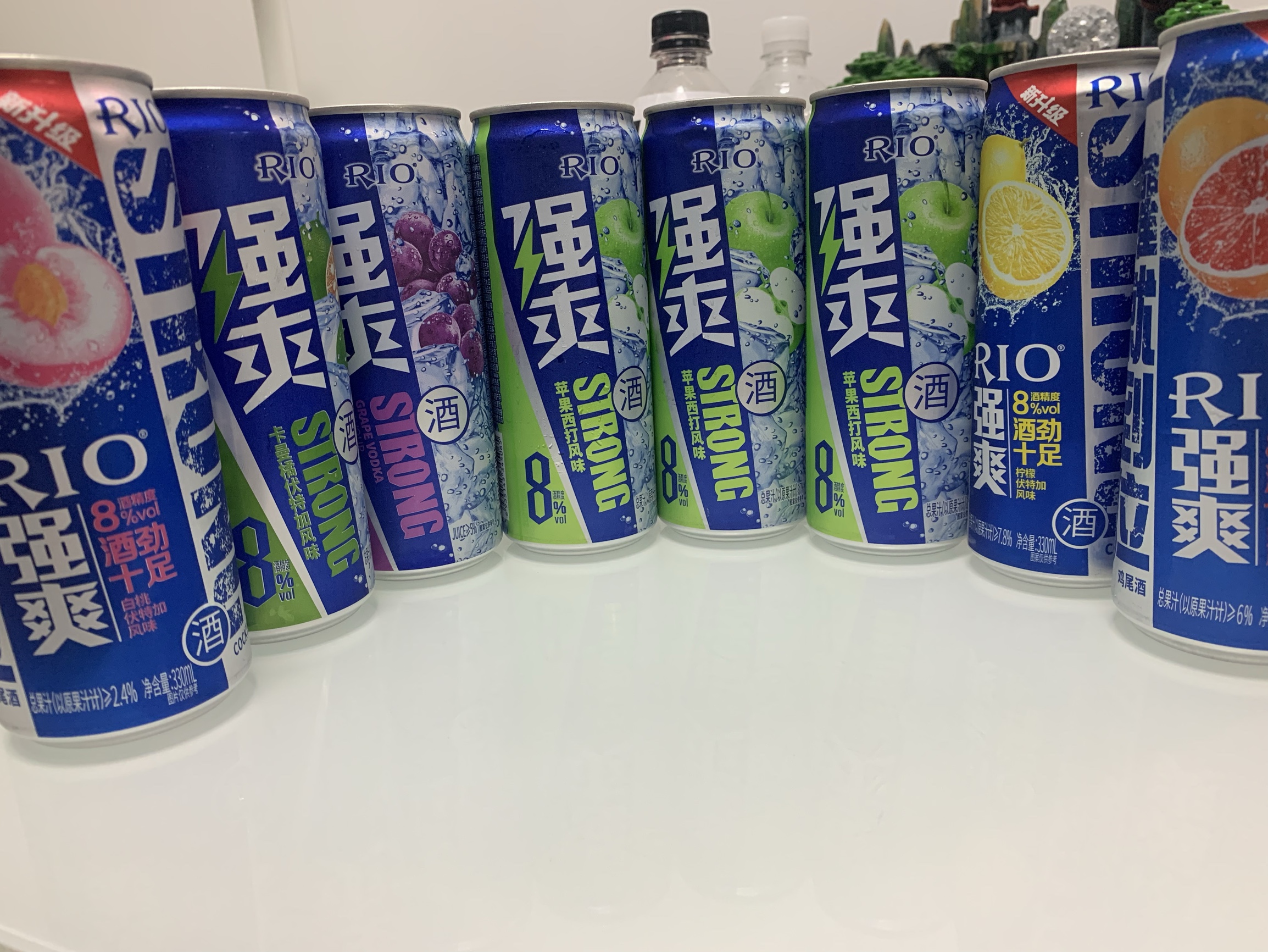 rio锐澳强爽鸡尾酒果酒500ml*8罐